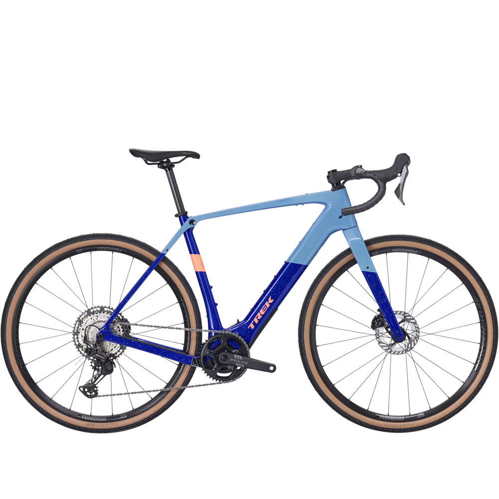 Team Cycles Trek TREK Checkpoint+ SL 5 360Wh Electric Gravel Bike in Fjord Blue and Cobalt Blue | Interest FREE Finance & Online Refund Policy.