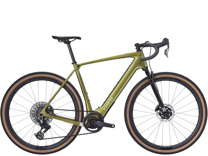 TREK Checkpoint+ SL 7 AXS 360Wh Electric Gravel Bike in Chameleon Green
