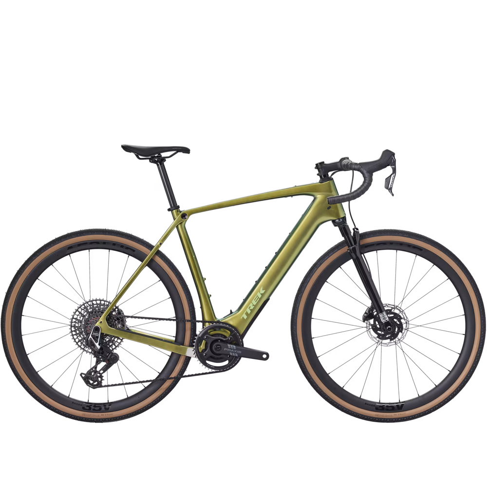 Team Cycles Trek TREK Checkpoint+ SL 7 AXS 360Wh Electric Gravel Bike in Chameleon Green | Interest FREE Finance & Online Refund Policy.