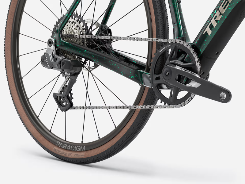TREK Checkpoint SL 6 AXS Gen 3 Gravel Bike in Dark Green and Ivy Smoke Splatter-3