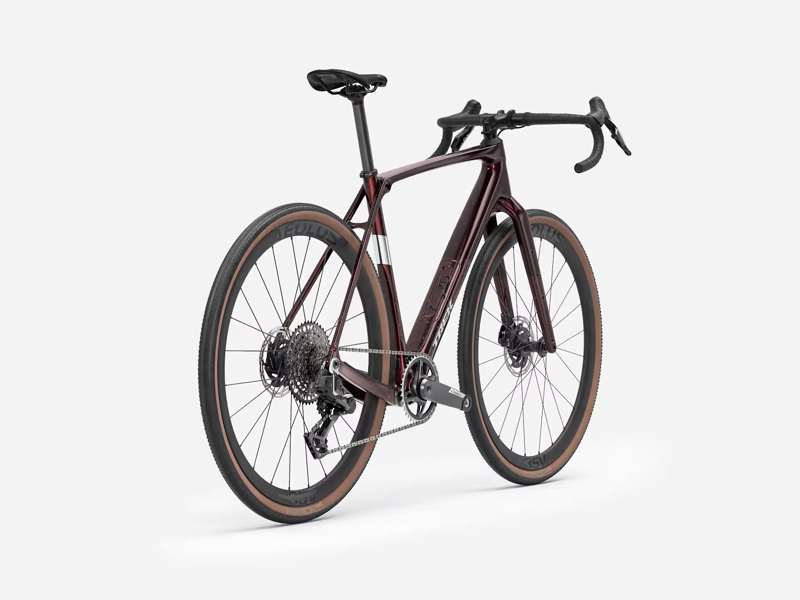 TREK Checkpoint SL 7 AXS Gen 3 Gravel Bike in Dark Red and Carbon Red Smoke Splatter-5