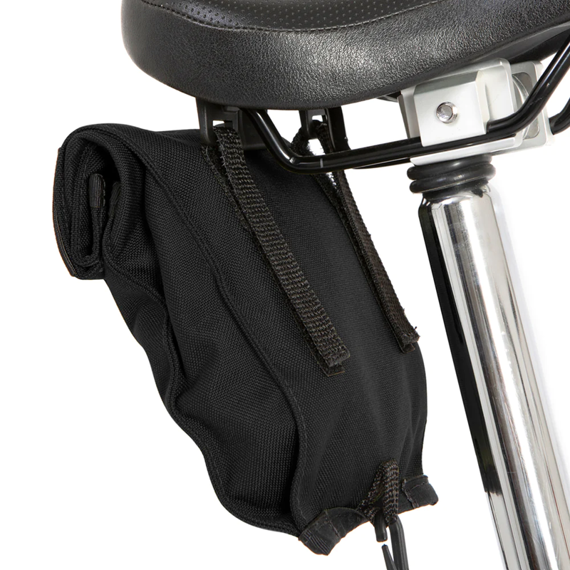 Restrap Small City Saddle Bag in Black-3