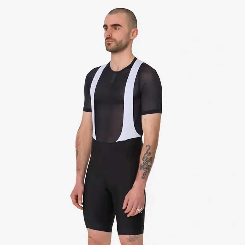 Rapha Men's Core Bib Shorts in Black and White-2