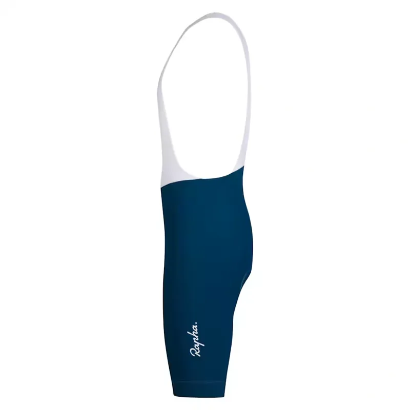 Rapha Men's Core Bib Shorts in Jewelled Blue and White-2