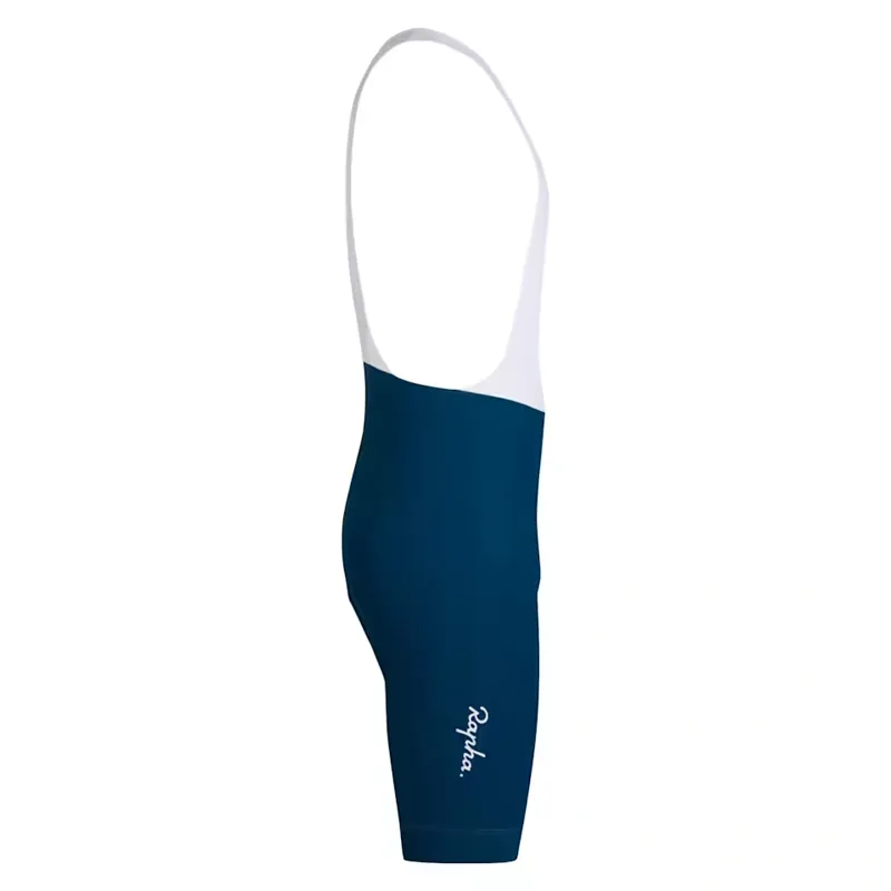 Rapha Men's Core Bib Shorts in Jewelled Blue and White-3