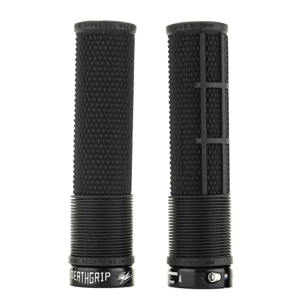 Team Cycles Dmr Bikes DMR Brendog DeathGrip Handlebar Grips in Black - Flangeless - Thin - Soft | Interest FREE Finance & Online Refund Policy.
