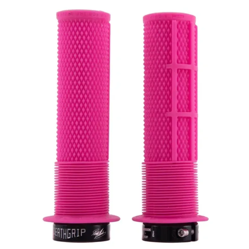 DMR DeathGrip Handlebar Grips in Pink - Flange - Thick