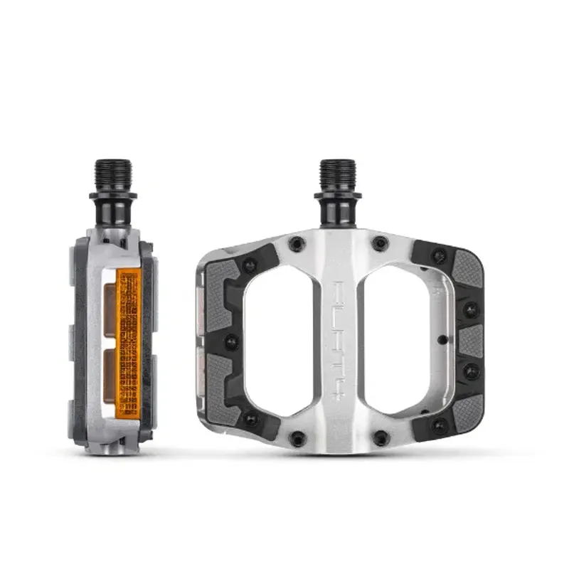 DMR Flat4 Flat Mountain Bike Pedal in Silver