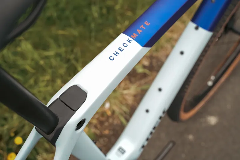 EX-DEMO TREK Checkmate SLR 9 AXS Gravel Bike in Matte Hex Blue and Plasma Grey - Medium/Large-3