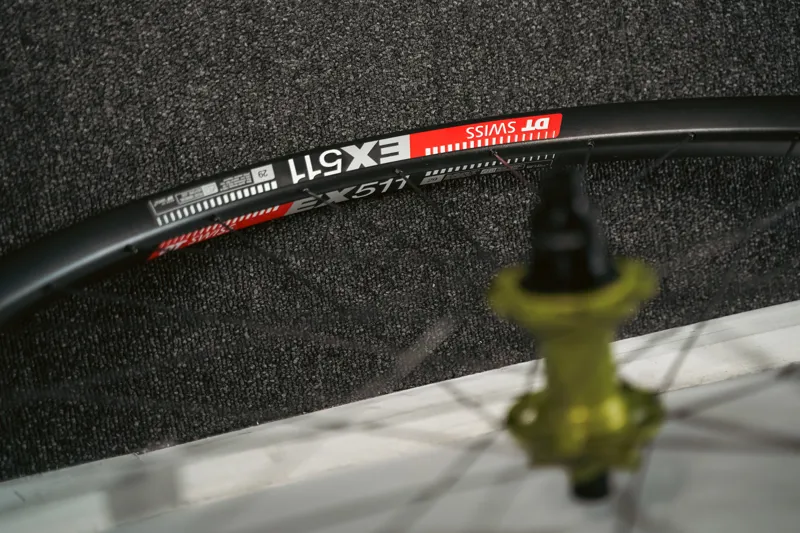 DT Swiss EX511 and Green DT Swiss 350 Handbuilt Wheelset - 29 Boost-3