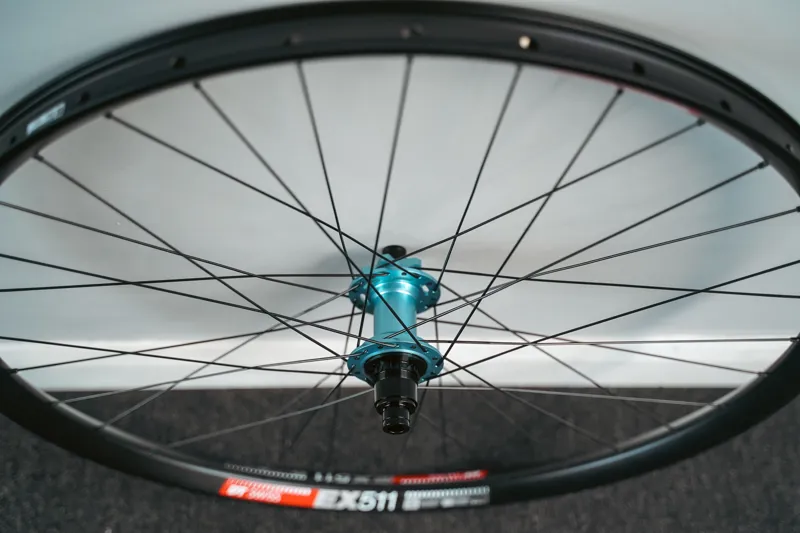 DT Swiss EX511 and Blue DT Swiss 350 Handbuilt Wheelset - 29 Boost-3