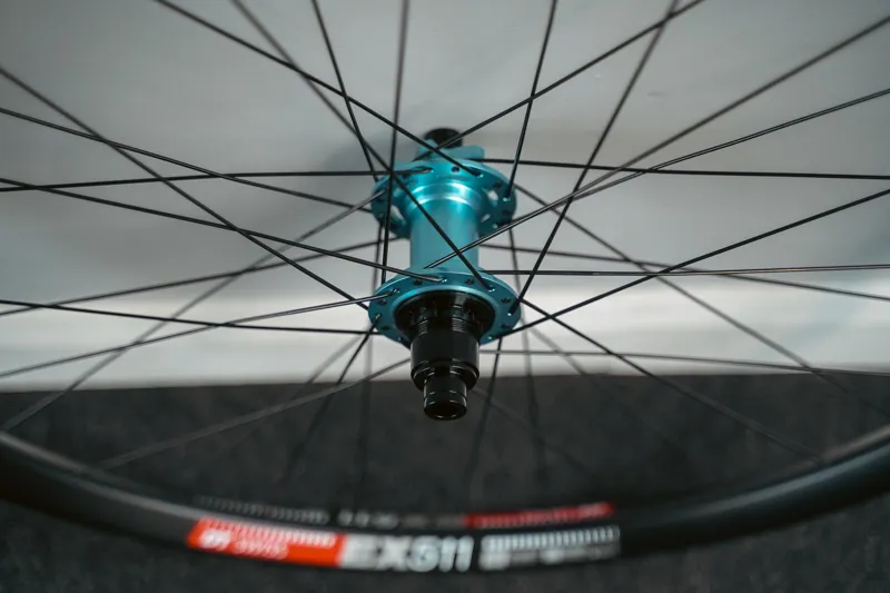 DT Swiss EX511 and Blue DT Swiss 350 Handbuilt Wheelset - 29 Boost-4