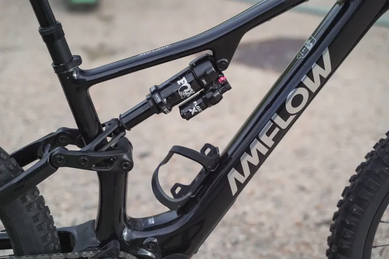 EX-DEMO Amflow PX Carbon 700Wh Electric Full Suspension Mountain Bike in Phantom Black - SIZE MEDIUM-1