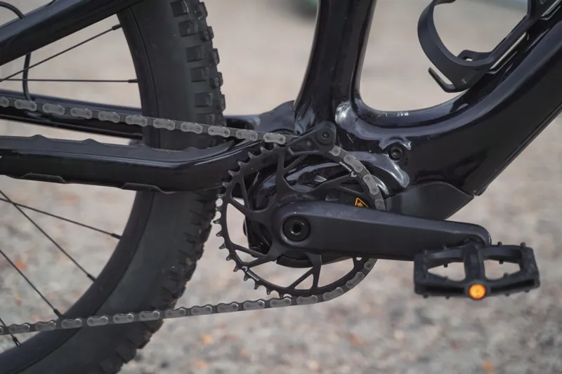EX-DEMO Amflow PX Carbon 700Wh Electric Full Suspension Mountain Bike in Phantom Black - SIZE MEDIUM-2