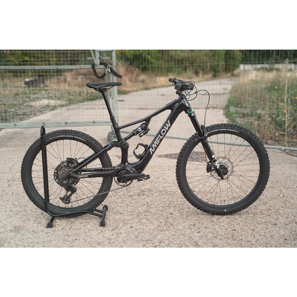 Team Cycles EX-DEMO Amflow PX Carbon 700Wh Electric Full Suspension Mountain Bike in Phantom Black - SIZE MEDIUM | Interest FREE Finance & Online Refund Policy.