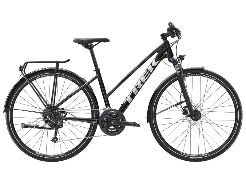 TREK Dual Sport 2 Equipped Stagger Gen 4 Hybrid Bike in Black