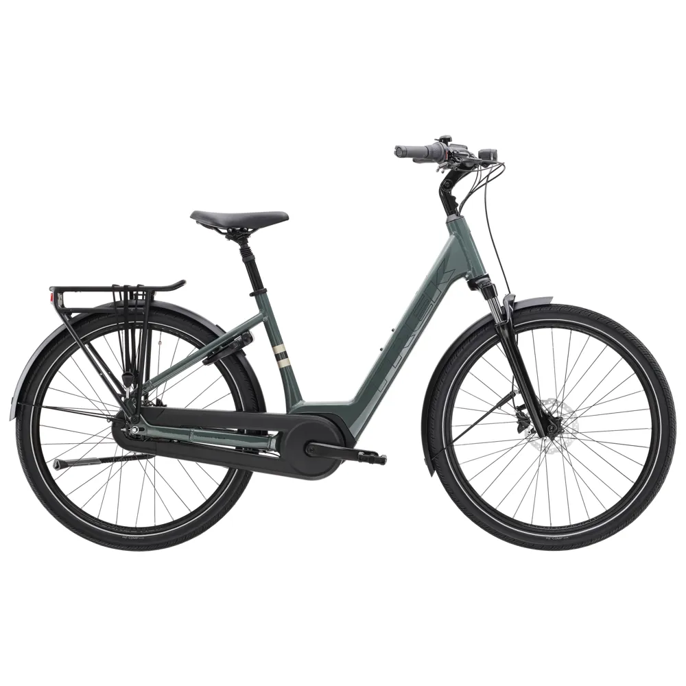 Team Cycles Trek TREK District+ 2 Lowstep 400Wh Electric Hybrid Bike in Keswick | Interest FREE Finance & Online Refund Policy.
