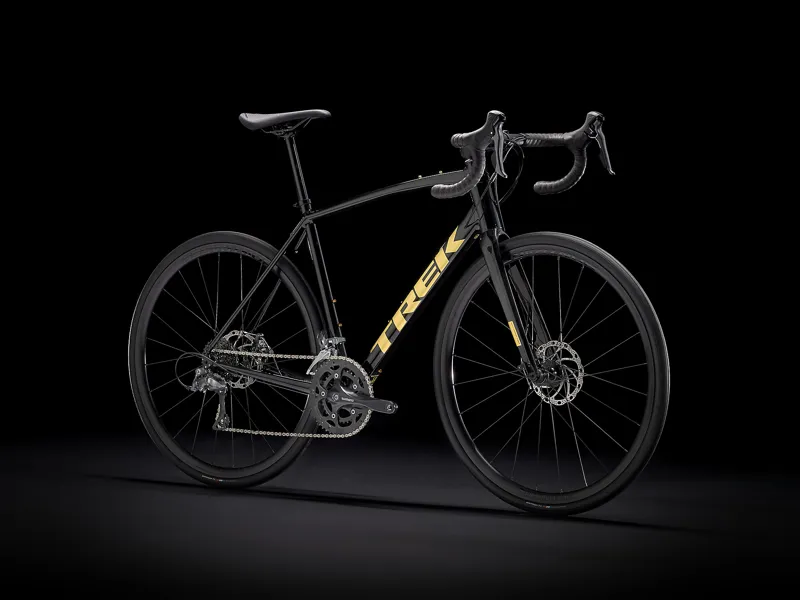 TREK Domane AL 2 Disc Road Bike Trek Black and Carbon Smoke