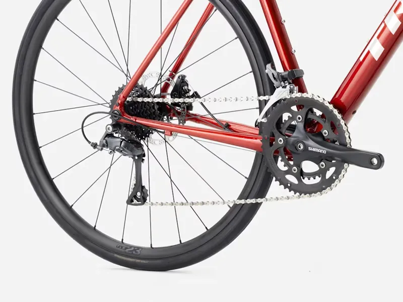 TREK Domane AL 2 Gen 4 Road Bike in Fury Red-3