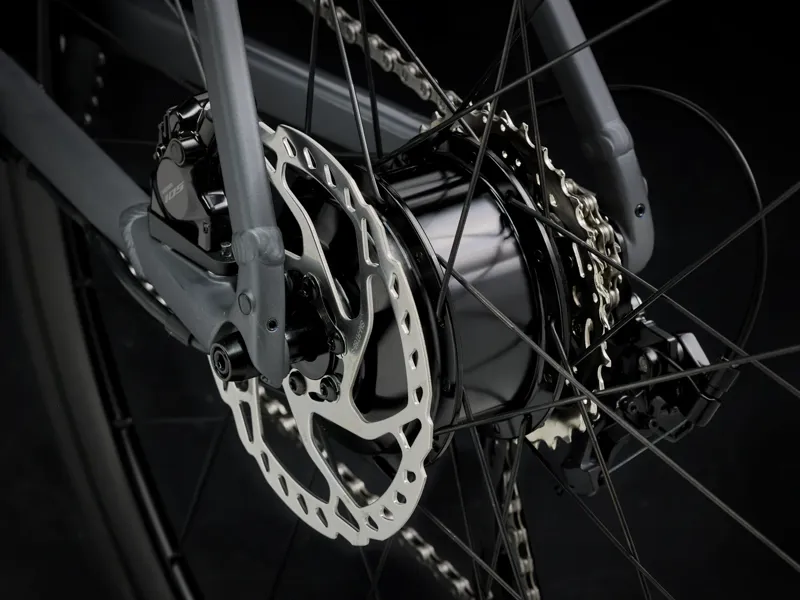 TREK Domane+ AL 5 250Wh Electric Road Bike in Lithium Grey-2