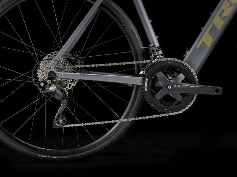 TREK Domane+ AL 5 250Wh Electric Road Bike in Lithium Grey-3