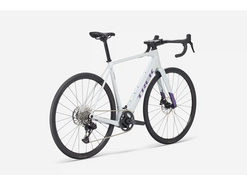 TREK Domane+ ALR 5 Electric Road Bike in Plasma Grey Pearl-2