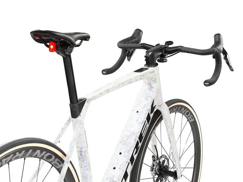 TREK Domane+ SL 9 AXS 360Wh Electric Road Bike in Mother of Pearl and Silver Marble-2