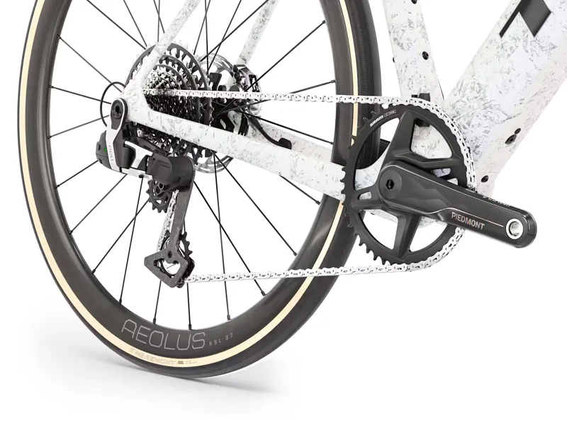 TREK Domane+ SL 9 AXS 360Wh Electric Road Bike in Mother of Pearl and Silver Marble-3