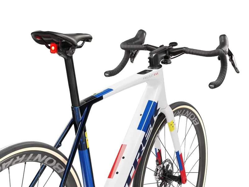 TREK Domane+ SL 9 AXS 360Wh Electric Road Bike in Navy Smoke and Trek White-2