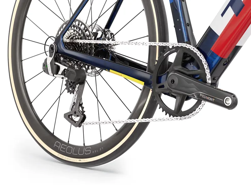 TREK Domane+ SL 9 AXS 360Wh Electric Road Bike in Navy Smoke and Trek White-3