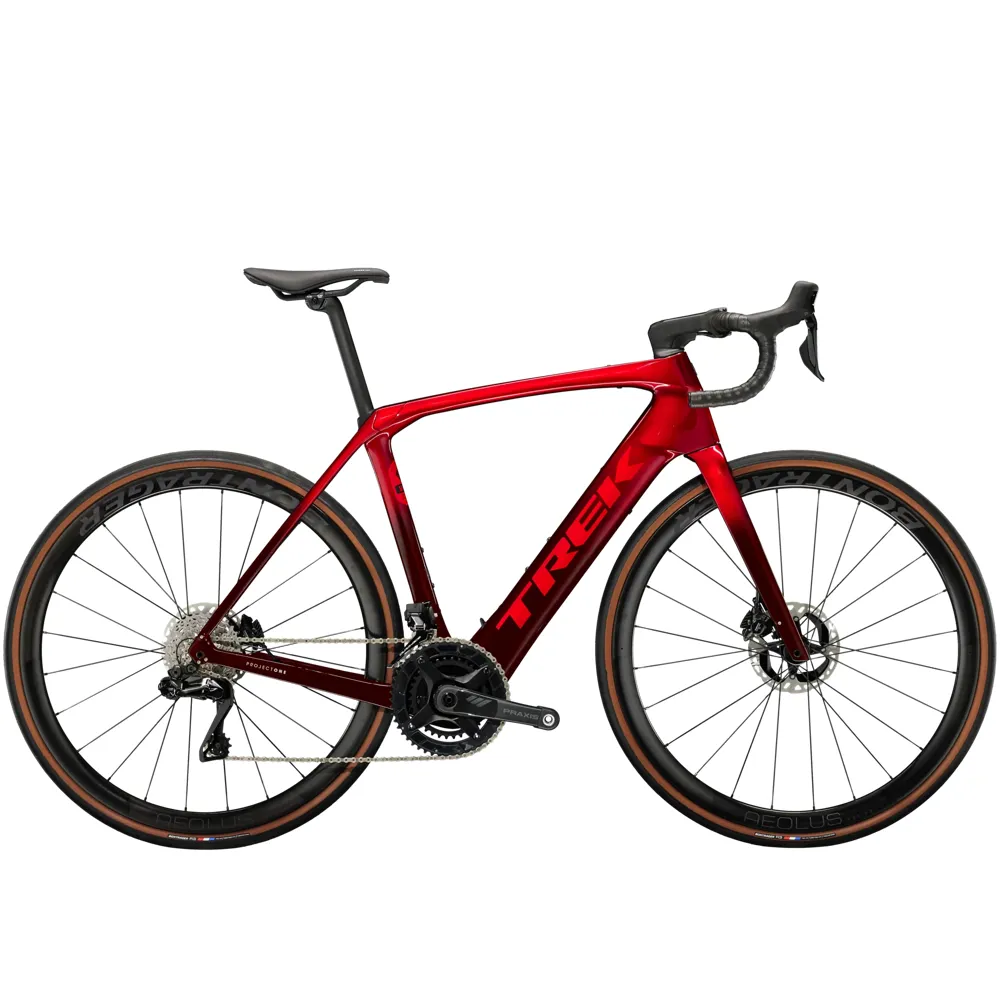 Team Cycles Trek TREK Domane+ SLR 9 360Wh Electric Road Bike in Carbon Red Smoke | Interest FREE Finance & Online Refund Policy.