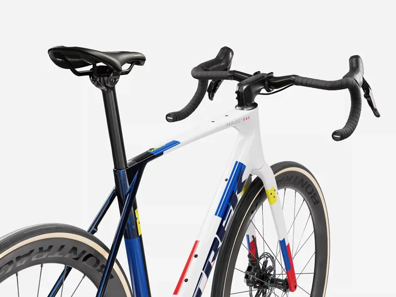TREK Domane SLR 7 AXS Road Bike in Navy Smoke and Trek White-2