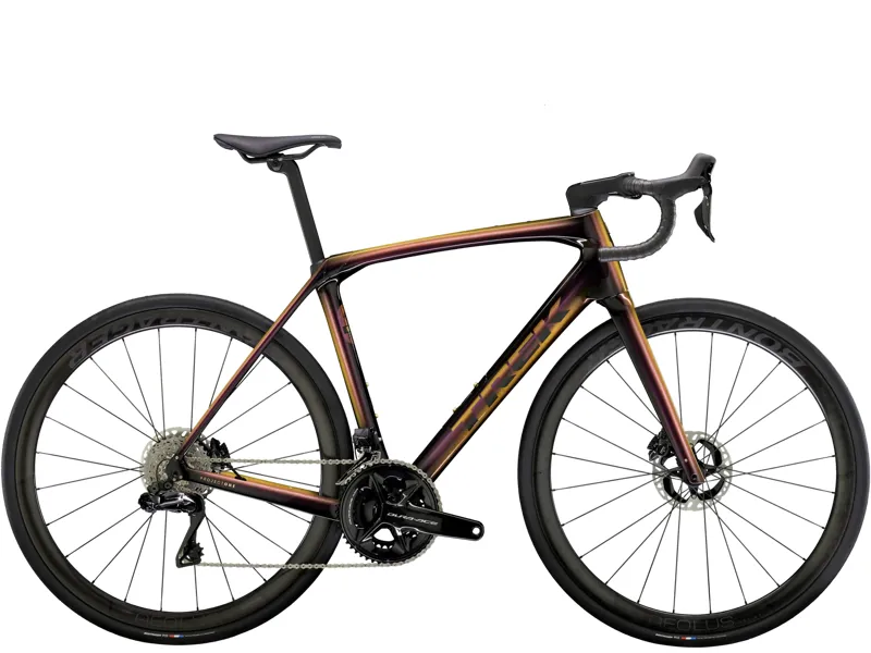 TREK Domane SLR 9 Gen 4 Road Bike in Axinite Flip and Trek Black