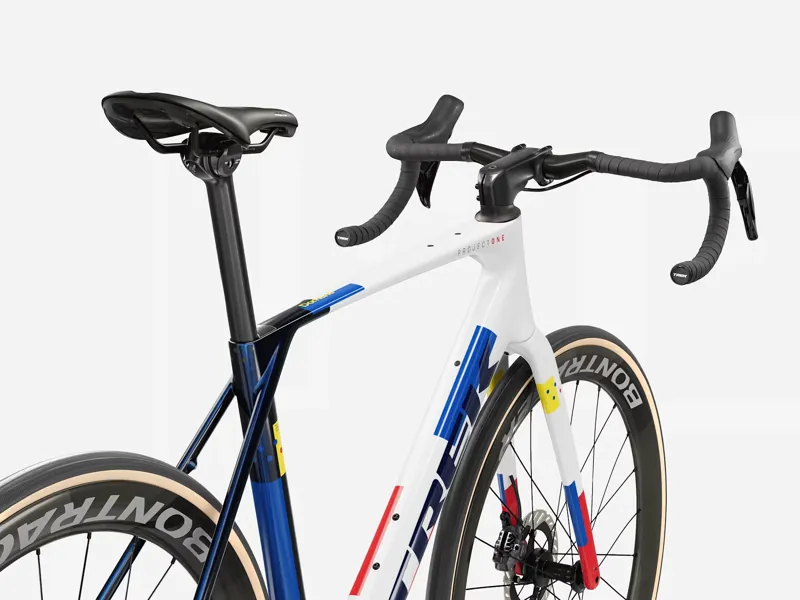 TREK Domane SLR 9 Gen 5 Road Bike in Navy Smoke and Trek White-2