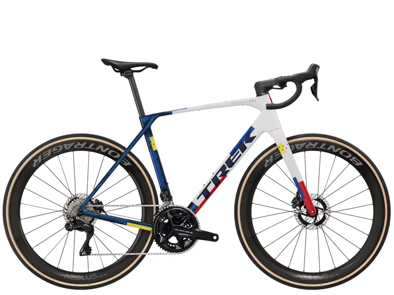 TREK Domane SLR 9 Gen 5 Road Bike in Navy Smoke and Trek White