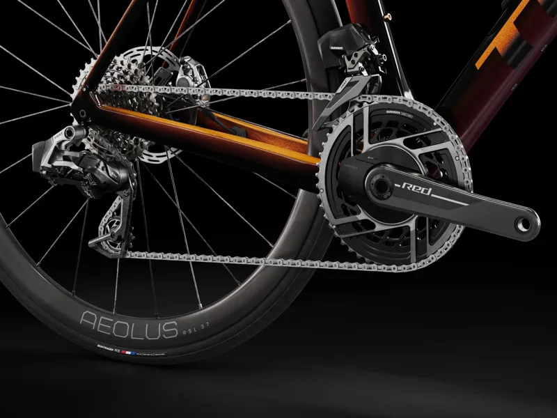 TREK Domane SLR 9 AXS Gen 4 Road Bike in Axinite Flip to Trek Black Fade-2