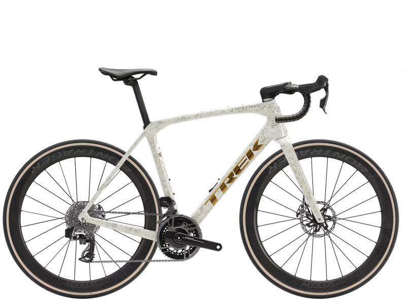 TREK Domane SLR 9 AXS Gen 4 Road Bike in Era White and Supernova Marble