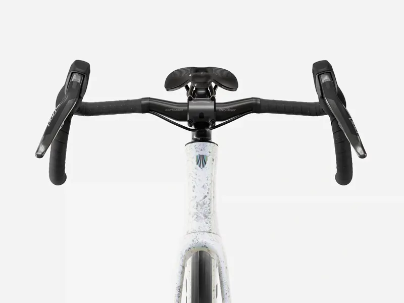 TREK Domane SLR 9 AXS Gen 5 Road Bike in Mother of Pearl and Silver Marble-1