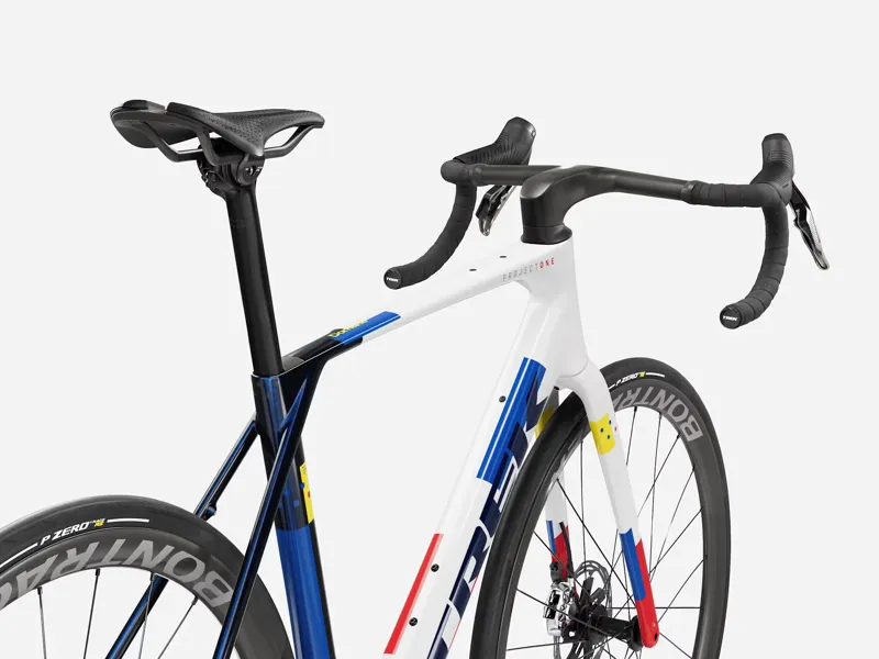 TREK Domane SLR 9 AXS 1x Gen 5 Road Bike in Navy Smoke and Trek White-2