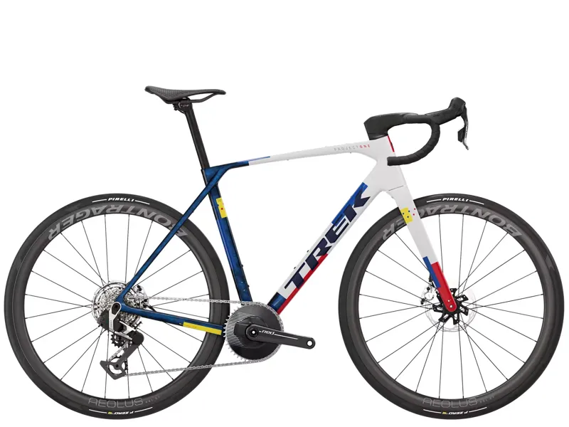 TREK Domane SLR 9 AXS 1x Gen 5 Road Bike in Navy Smoke and Trek White