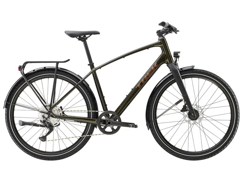 TREK Dual Sport 3 Equipped Gen 5 Hybrid Bike in Black Olive