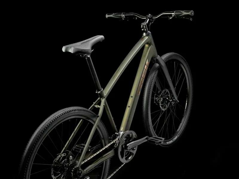 TREK Dual Sport 1 Gen 5 Hybrid Bike in Black Olive-1