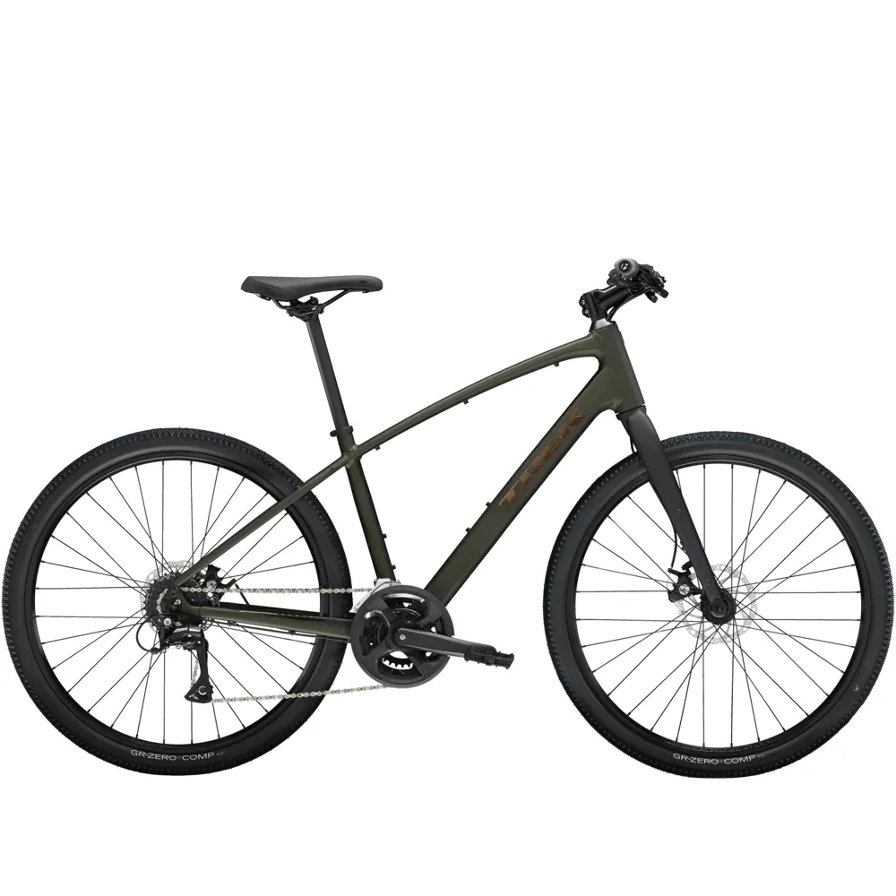 Team Cycles Trek TREK Dual Sport 1 Gen 5 Hybrid Bike in Black Olive | Interest FREE Finance & Online Refund Policy.
