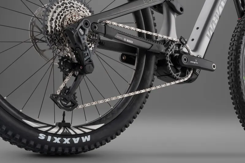 Whyte Bikes E-Lyte 150 RSX Full Suspension Electric Mountain Bike in Silver with UD Carbon-6