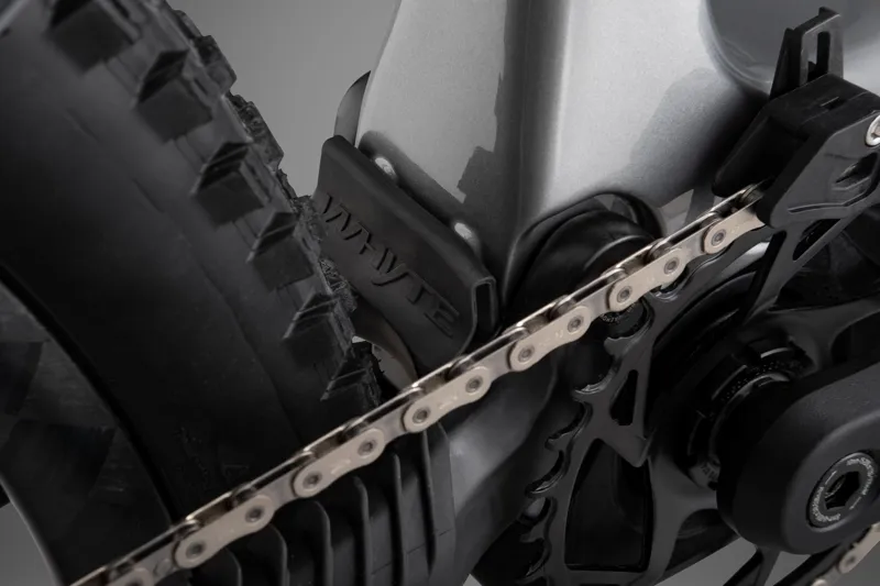 Whyte Bikes E-Lyte 150 RSX Full Suspension Electric Mountain Bike in Silver with UD Carbon-7