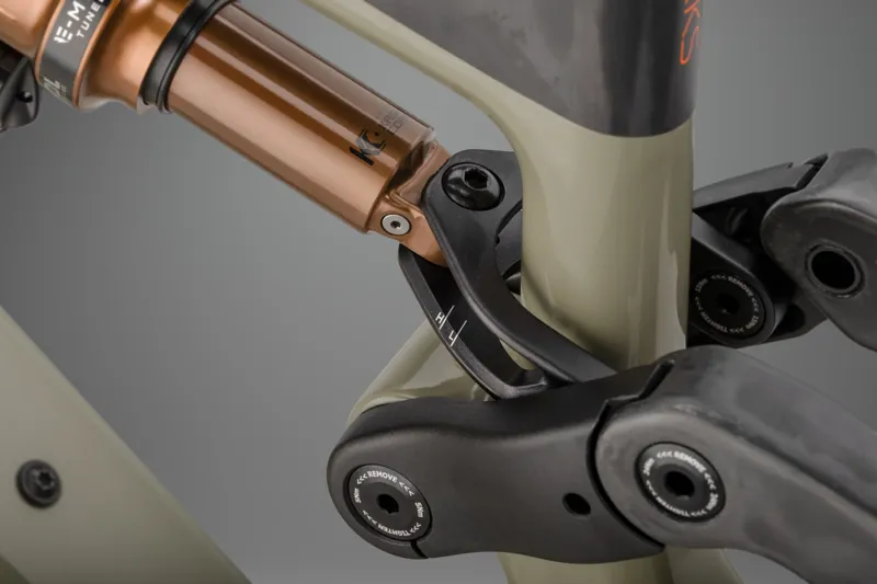 Whyte Bikes E-Lyte 150 650Wh Works Full Suspension Electric Mountain Bike in Olive with UD Carbon-8