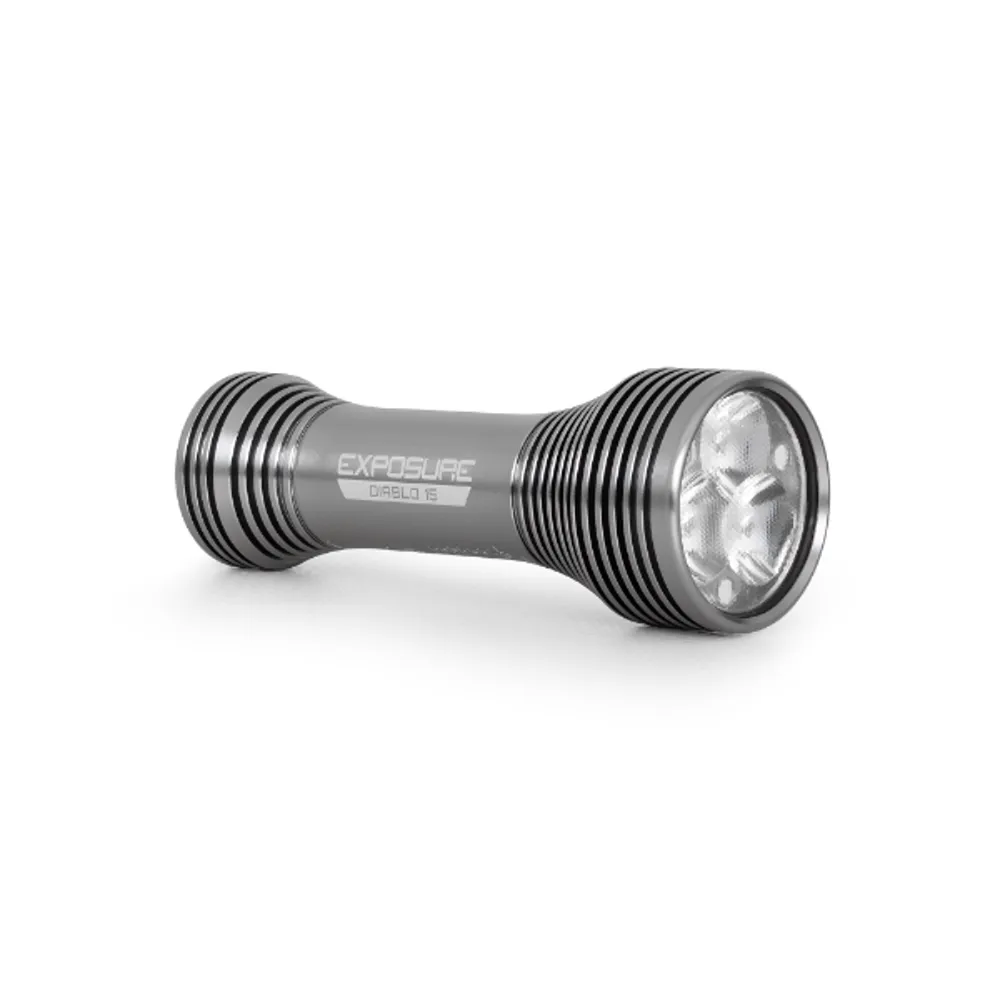 Team Cycles Exposure Lights Diablo 15 USB-C Rechargeable Front Bike Light with Helmet and HB mount | Interest FREE Finance & Online Refund Policy.