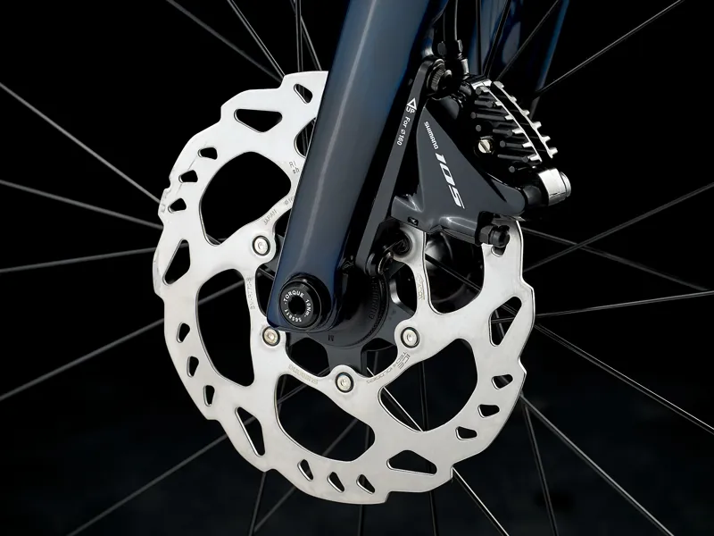 TREK Emonda SL 5 Disc Road Bike in Carbon Blue Smoke and Blue-7