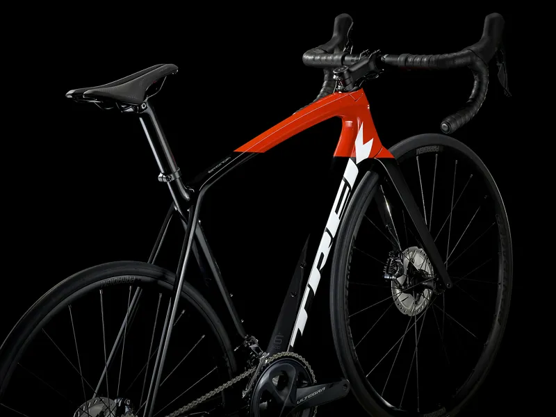 TREK Emonda SL 6 Disc Road Bike in Black and Red