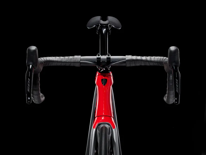 TREK Emonda SL 6 Pro Di2 Road Bike in Quicksilver and Red-6